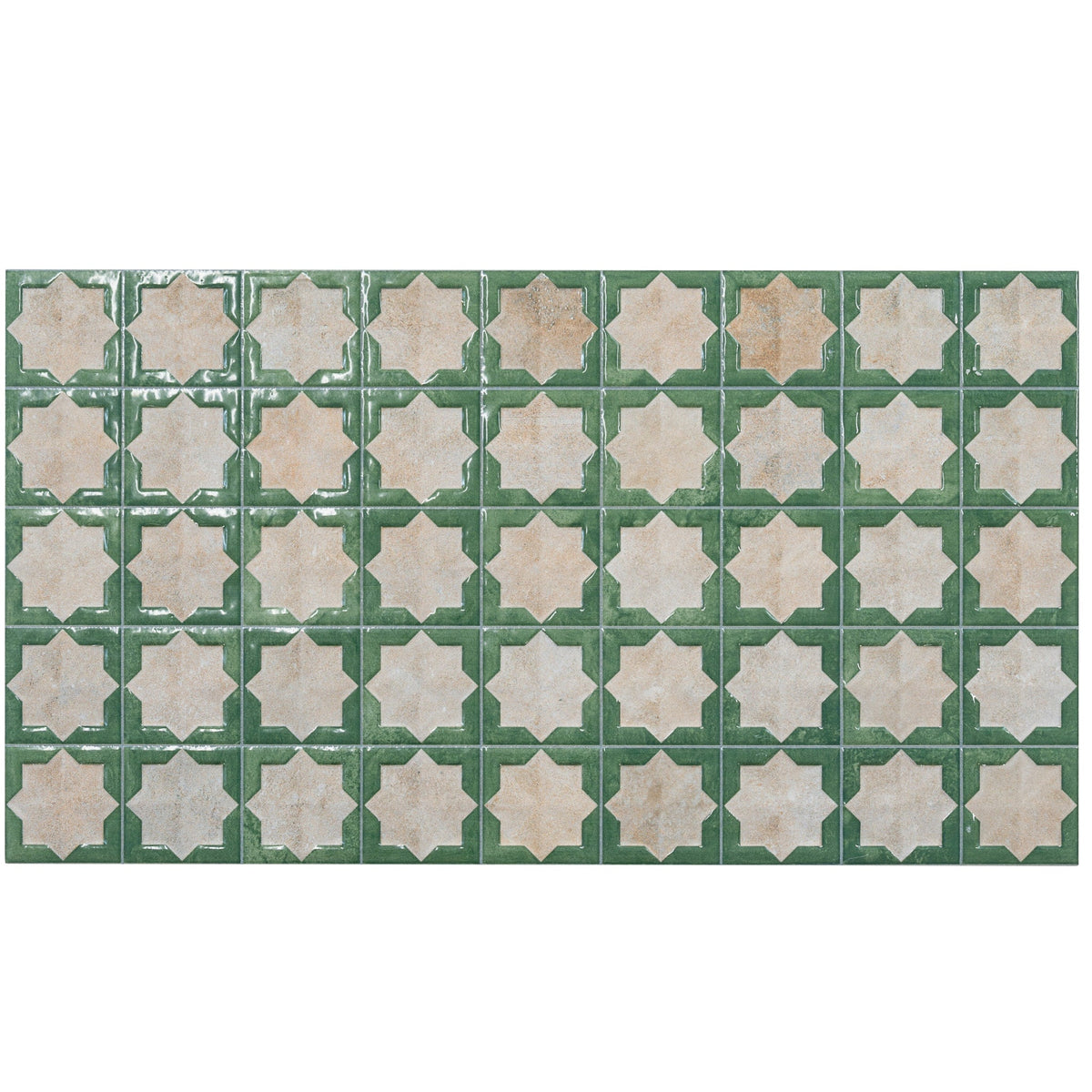 Apollo Tile Citadel Russian Green and Beige 12-in x 22-in Multi-finish Porcelain Wall Tile product image