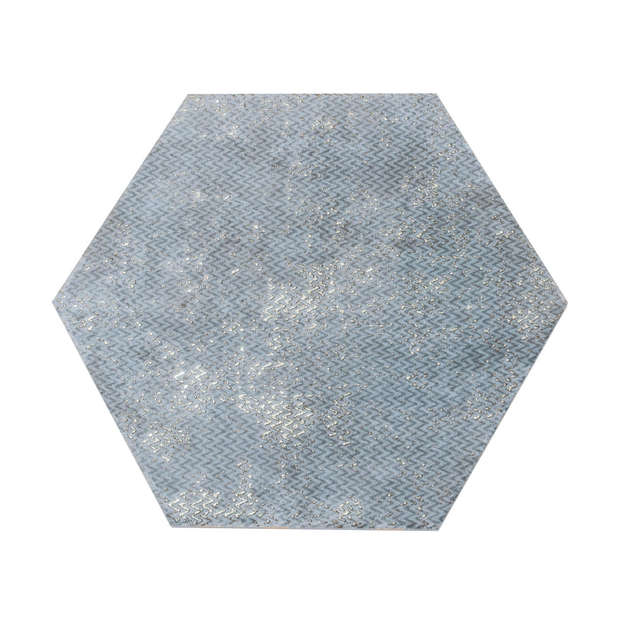 Apollo Tile Zenith Indigo Blue 9-in x 11-in Multi-finish Porcelain Hexagon Floor and Wall Tile product image