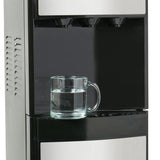 3 or 5 Gal. Water Cooler in Black with Hot, Cold and Room Temperature Water Functions
