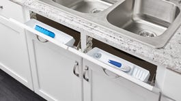 Rev-A-Shelf 11-in W x 3-in H 1-Tier Door/Wall Mount Plastic Tip-Out Tray