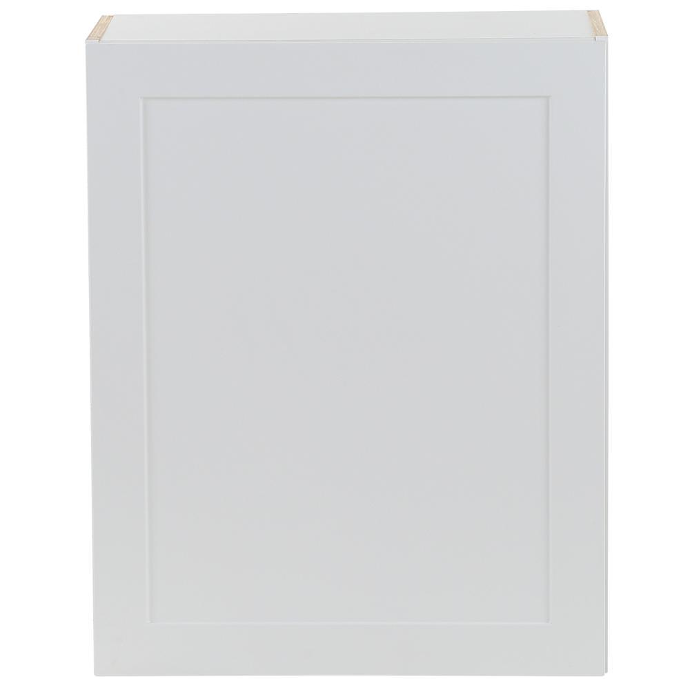 Cambridge Shaker Assembled 30x42x12.5 in. Wall Cabinet with 2 Soft Close Doors in White - Super Arbor