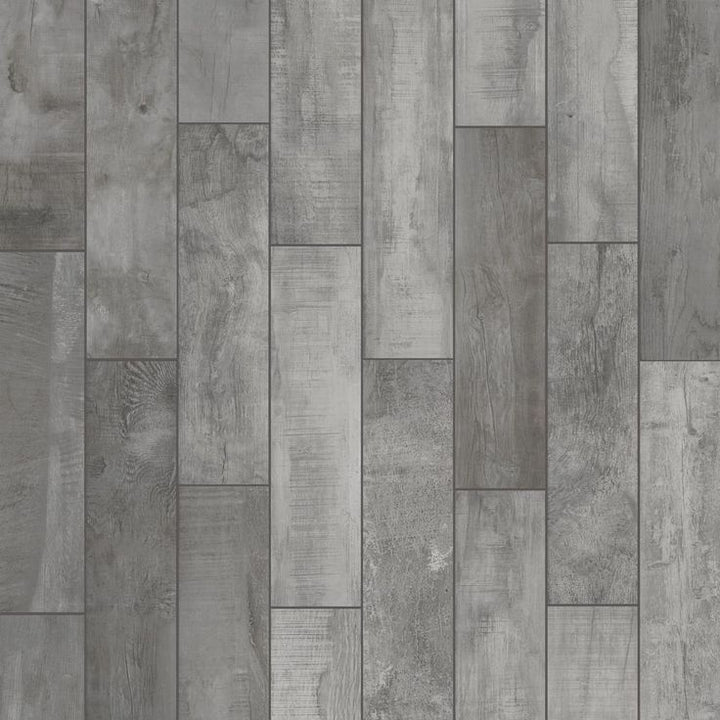 Florida Tile Home Collection Wind River Grey 6 in. x 24 in. Porcelain Floor and Wall Tile (448 sq. ft. / pallet)