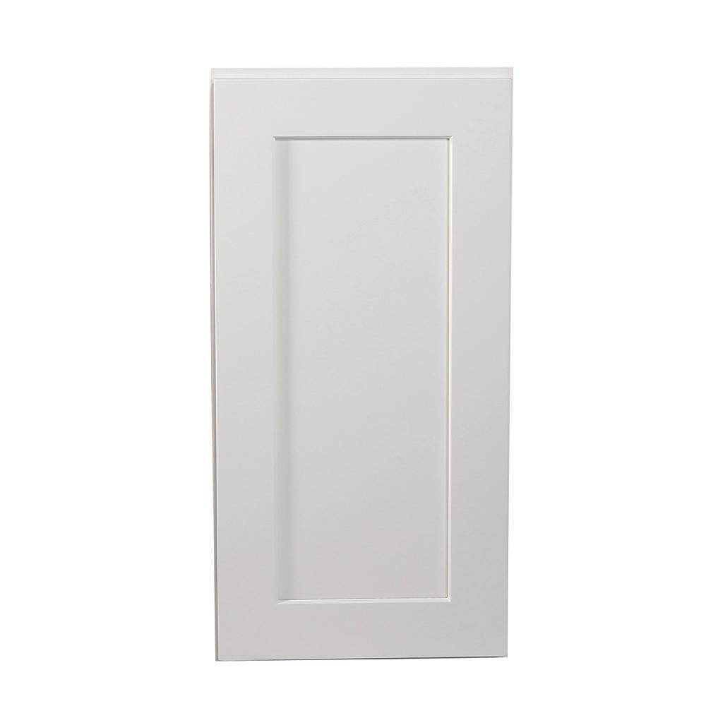 Brookings Plywood Ready to Assemble Shaker 21x36x12 in. 1-Door Wall Kitchen Cabinet in Espresso - Super Arbor