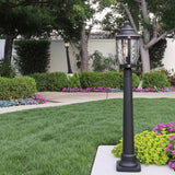 Home Decorators Collection McCarthy 1-Light Bronze Outdoor Post Mount