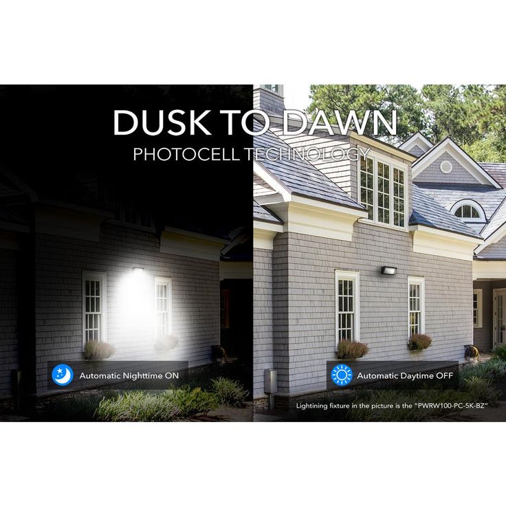 750-Watt Equivalent Integrated Outdoor LED Wall Pack, 11500 Lumens, 5000K, Dusk to Dawn Outdoor Security Light