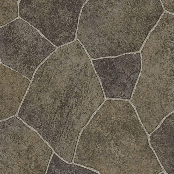 TrafficMASTER Natural Paver Vinyl Sheet, Sold by 12 ft. Wide x Custom Length