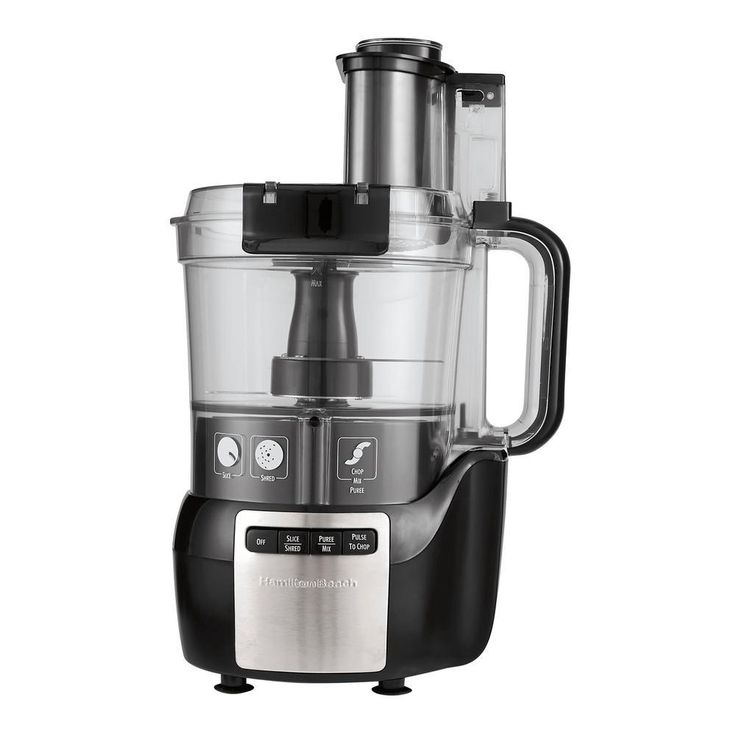 Stack and Snap 10-Cup 3-Speed Black Food Processor