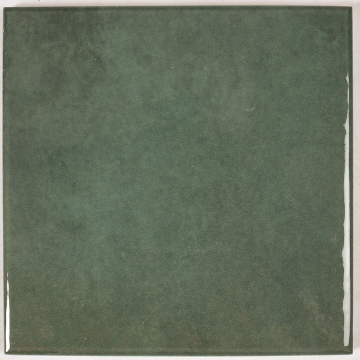 Apollo Tile Zahara Moss Green 6-in x 6-in Glossy Porcelain Floor and Wall Tile product image
