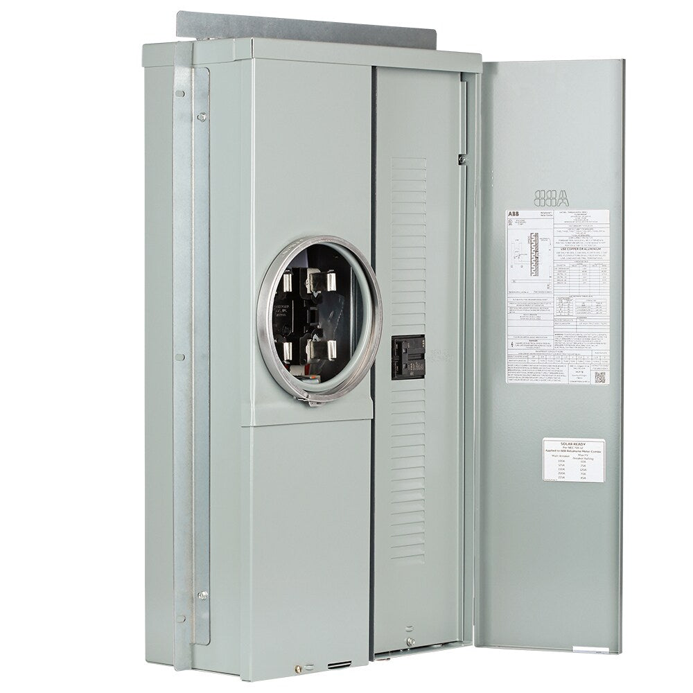 ABB ReliaHome 100-Amp 16-space load center - detail view
