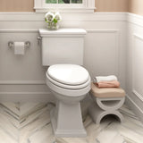 American Standard Lexington 2-Piece 1.28 GPF Single-Flush Elongated Toilet with Seat, White