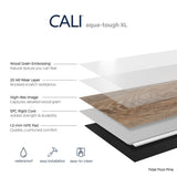 CALI Vinyl aqua-tough xl Tidal Pool 4.7-mm x 9-in W x 60-in L Water Resistant Luxury Vinyl Plank Flooring (37.54-sq ft/case)