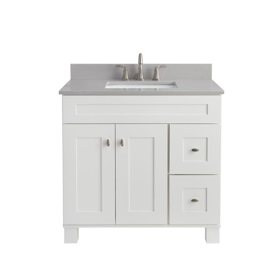 Diamond FreshFit Palencia 36-in Espresso Bathroom Vanity Cabinet - Super Arbor