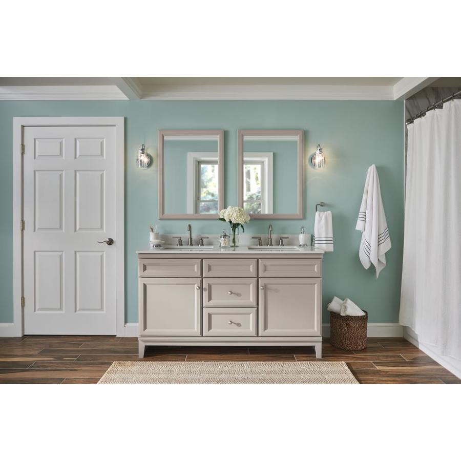 Diamond FreshFit Calhoun 60-in White Bathroom Vanity Cabinet - Super Arbor