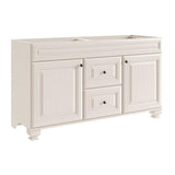 Diamond FreshFit Ballantyne 60-in Mocha with Ebony Glaze Bathroom Vanity Cabinet - Super Arbor