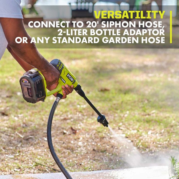 RYOBI ONE+ 18-Volt 320 PSI 0.8 GPM Cold Water Cordless Power Cleaner (Tool Only)