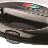 750 W Dual Black Nonstick Waffle Maker