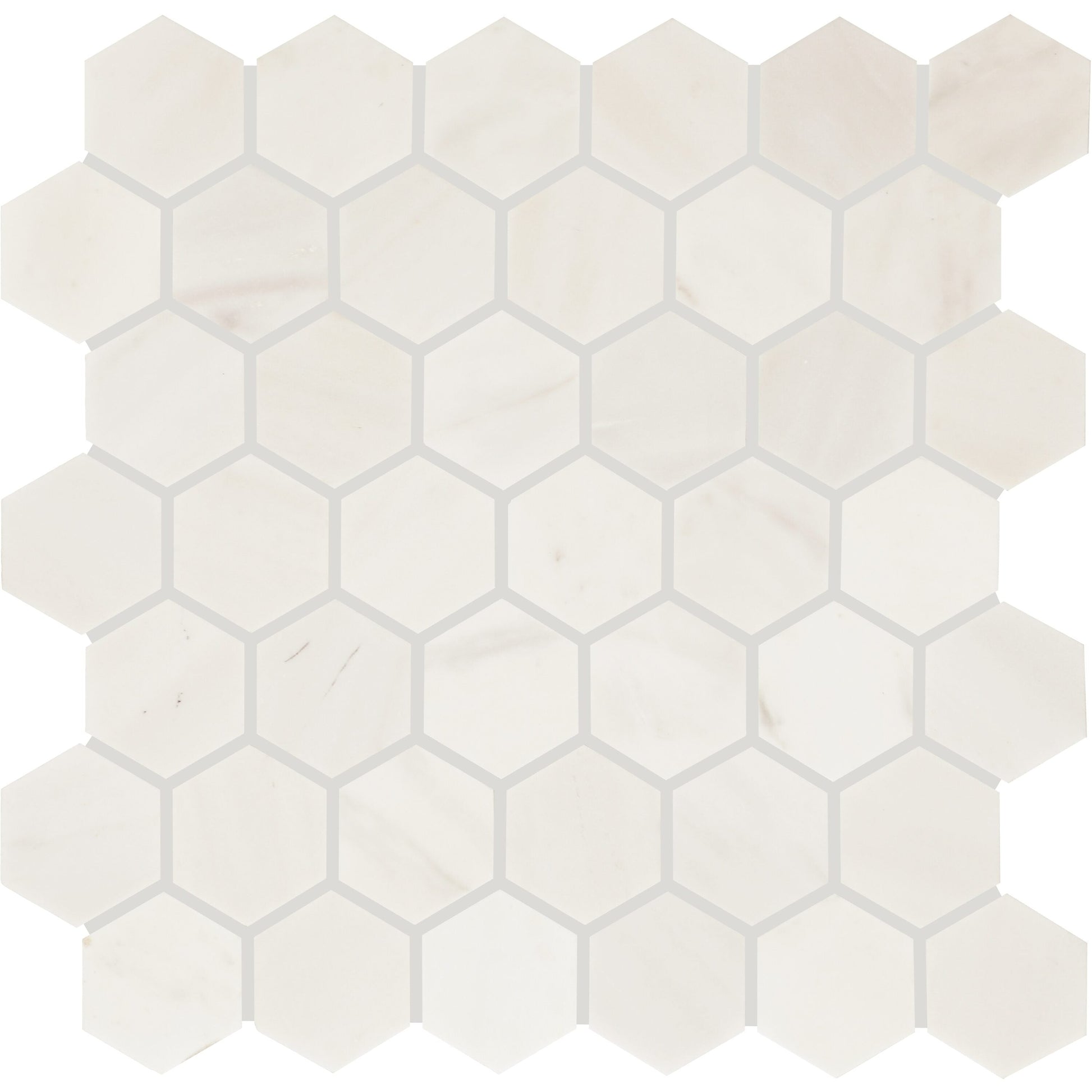 Daltile Eclessia Marble Pacifica 12-in x 12-in Honed Natural stone Marble Marble look Hexagon Mosaic Floor and Wall Tile product image