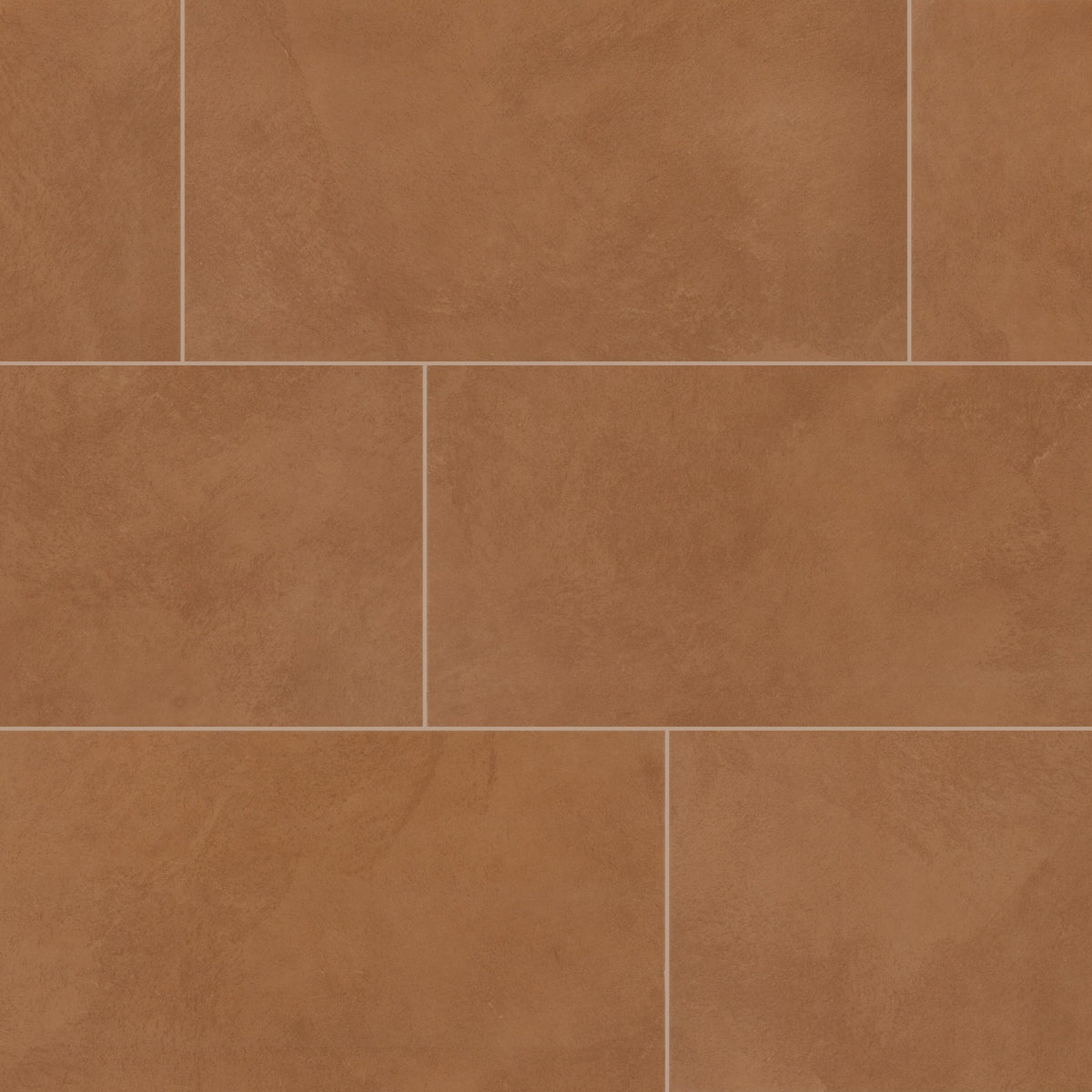 Daltile Indoterra Brick 12-in x 24-in Matte Porcelain Cement look Floor and Wall Tile product image