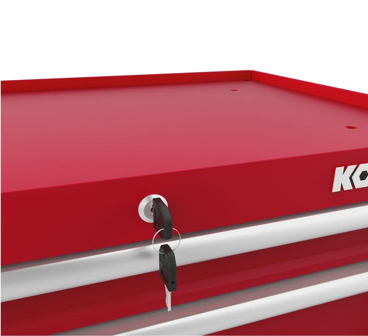 Kobalt 26.7-in W x 33-in H 4-Drawer Steel Rolling Tool Cabinet (Red)