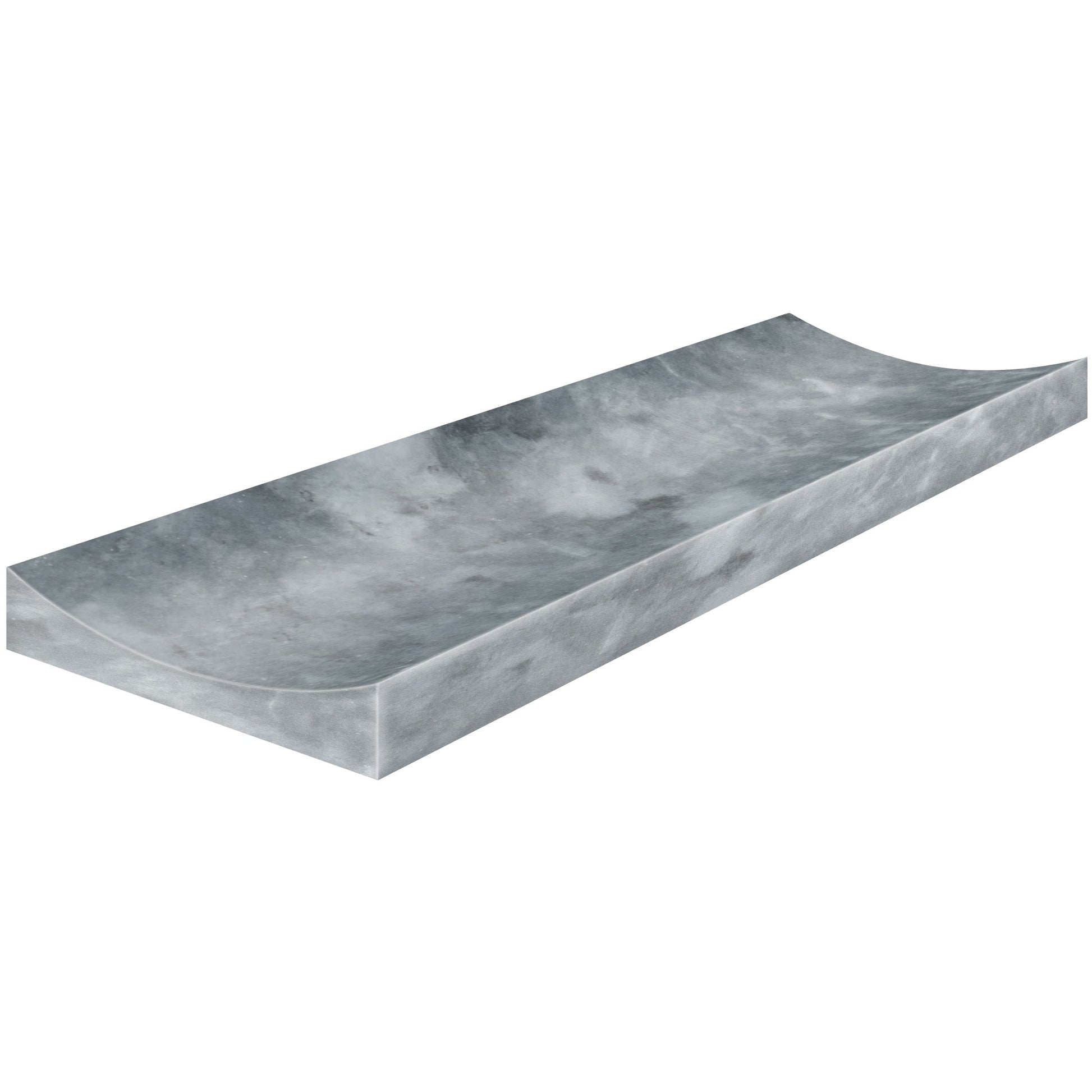 Satori Fluto Aqua Intenso 4-in x 12-in Honed Natural stone Marble Marble look Wall Tile product image