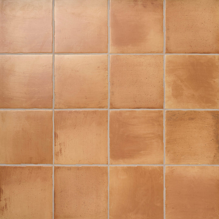 Artmore Tile Aurelia Terracotta Peach 9-in x 9-in Matte Porcelain Handcrafted look Floor and Wall Tile product image