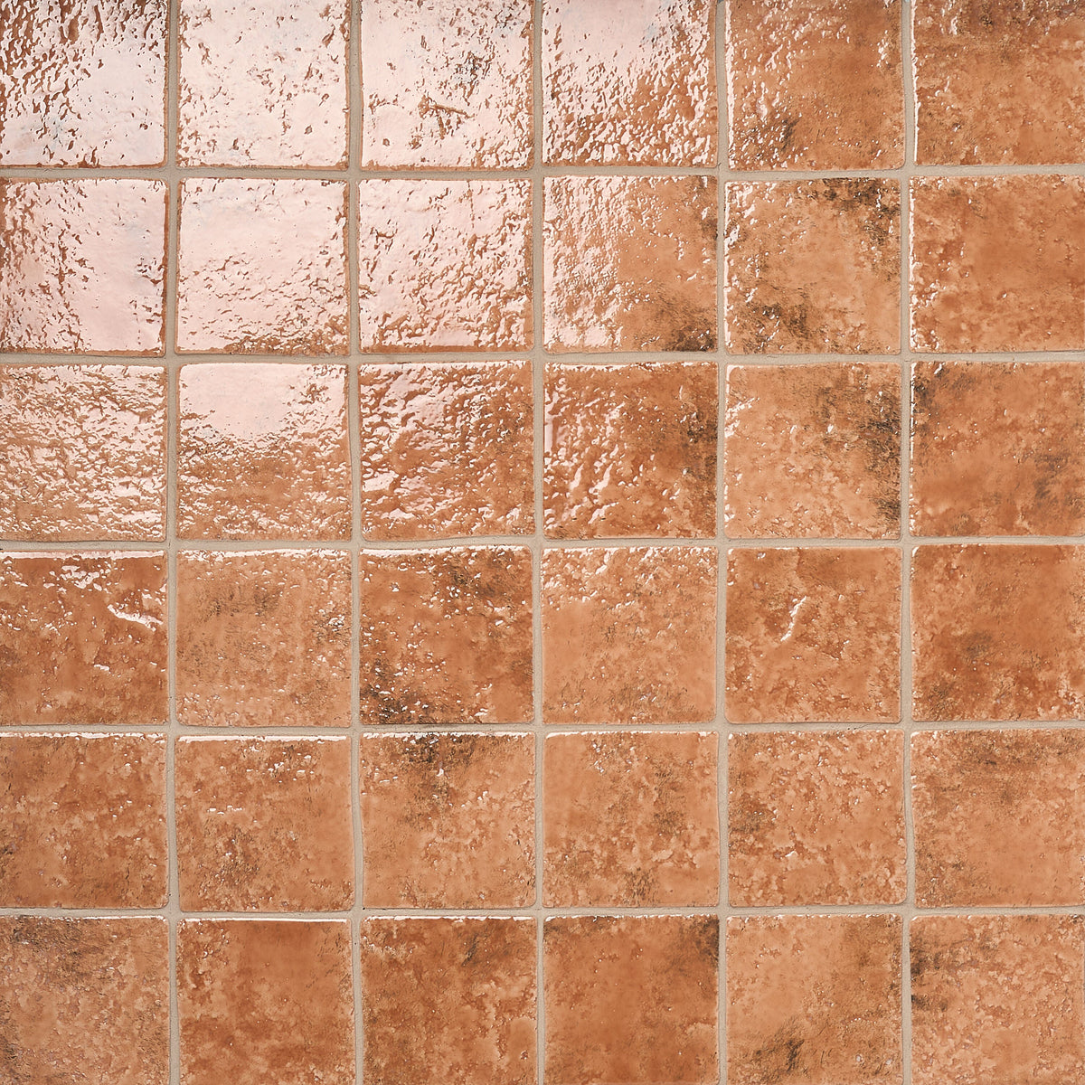 Artmore Tile Aether Sunset Terracotta 5-in x 5-in Glossy Porcelain Handcrafted look Floor and Wall Tile product image