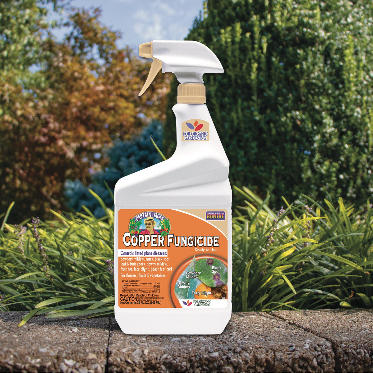 Bonide Captain Jack’s Liquid Copper Fungicide, Ready-to-Use, 32 oz