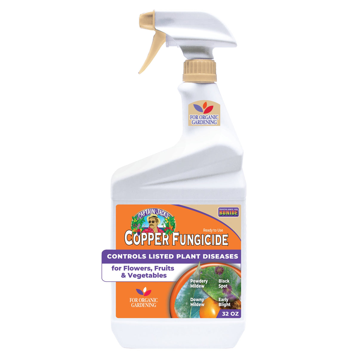 Bonide Captain Jack’s Liquid Copper Fungicide, Ready-to-Use, 32 oz