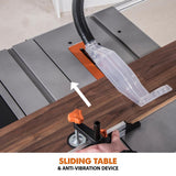 15 Amp 10 in. Table Saw with Multi-Material 24-T Blade - Super Arbor