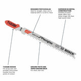 Bosch 3-Pack 3-5/8-in T-shank Bi-metal Jigsaw Blade