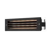 6-Watt Black Outdoor Integrated LED Step Landscape Well Light - Super Arbor