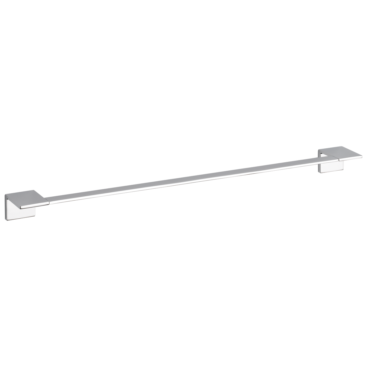 Delta Vero 24-in Stainless Wall-Mount Single Towel Bar, Brilliance Stainless Finish