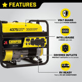 CHAMPION POWER EQUIPMENT 4375/3500-Watt Gasoline Powered RV Ready Portable Generator (EPA)