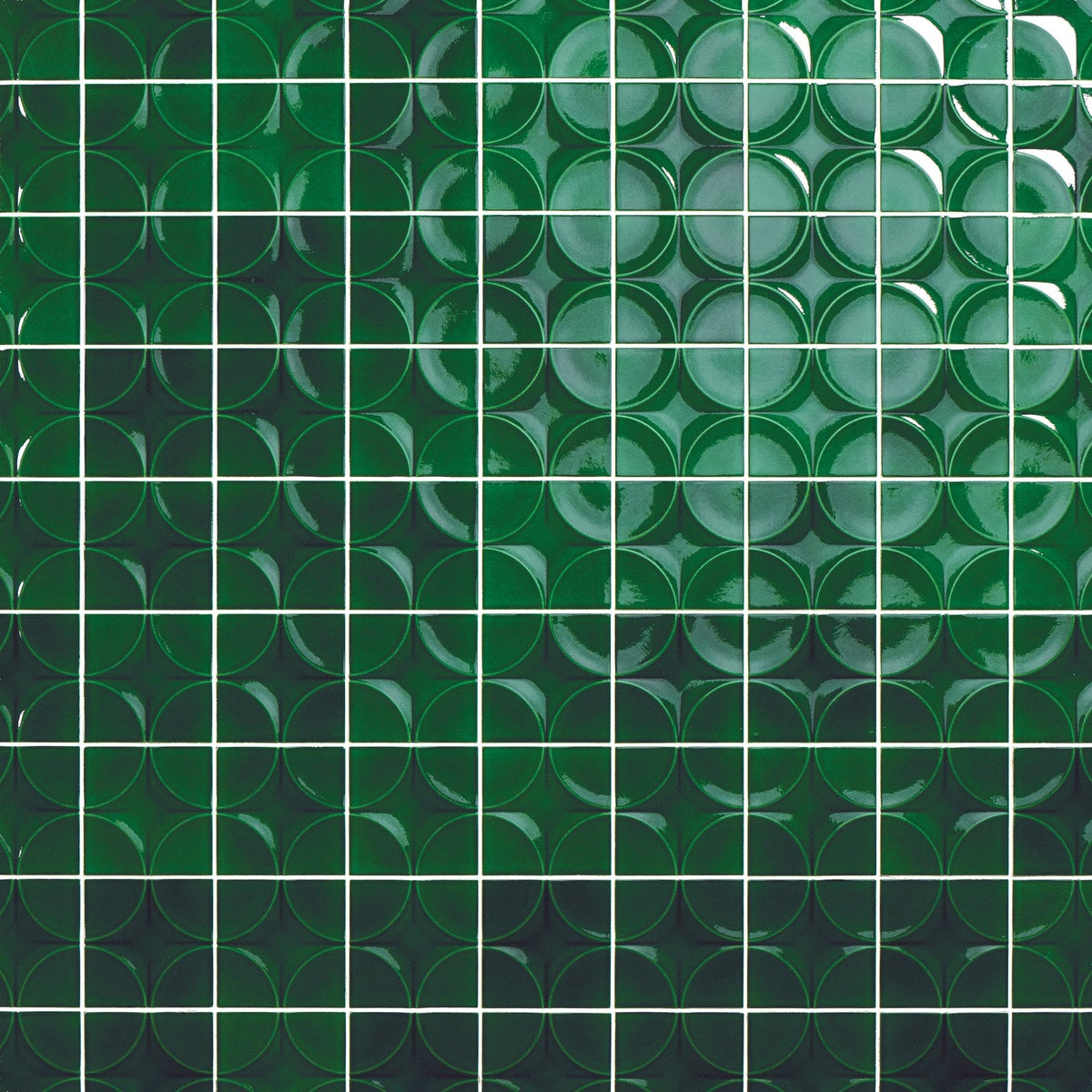 Daltile Contempee Fern 4-in x 4-in Glossy Ceramic Handcrafted look Wall Tile product image