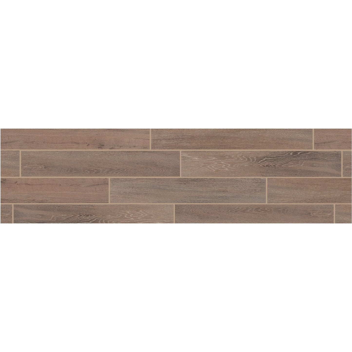 Daltile Emerson Wood Hickory Pecan 8-in x 48-in Matte Porcelain Wood look Floor and Wall Tile product image