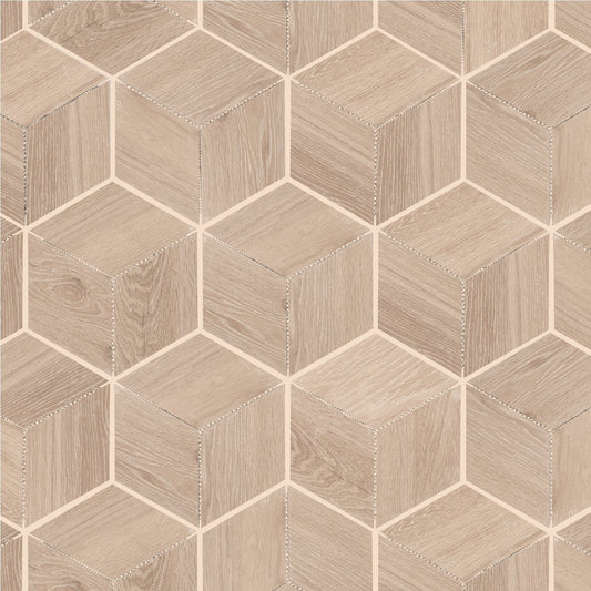 Daltile Emerson Wood Butter Pecan 11-in x 11-in Matte Porcelain Wood look Diamond Floor and Wall Tile product image
