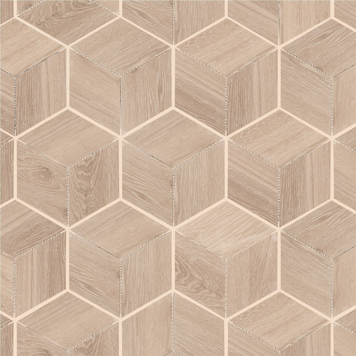 Daltile Emerson Wood Butter Pecan 11-in x 11-in Matte Porcelain Wood look Diamond Floor and Wall Tile product image