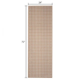 72 in. x 24 in. x 1/8 in. Unfinished Interlocking Circle Decorative Perforated Paintable MDF Screening Panel Insert - Super Arbor