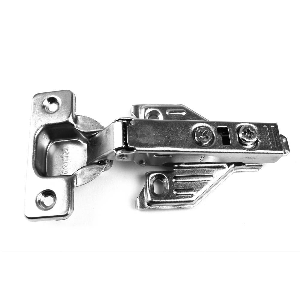 110-Degree 35 mm 1/2 in. Overlay Soft Close Face Frame Cabinet Hinges with Installation Screws (1-Pair) - Super Arbor