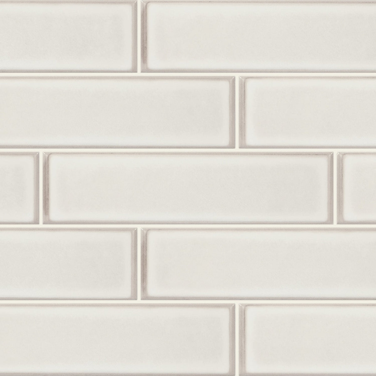 Daltile Vistaframe Pearl White 3-in x 12-in Glossy Ceramic Subway Wall Tile product image