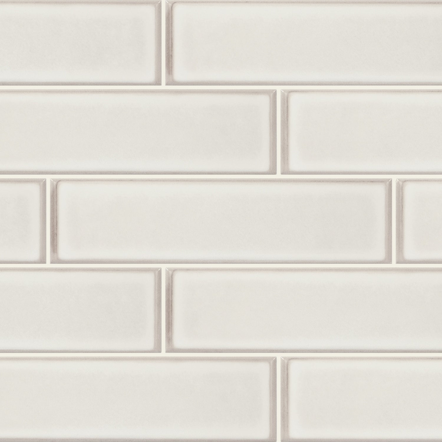 Daltile Vistaframe Pearl White 3-in x 12-in Glossy Ceramic Subway Wall Tile product image
