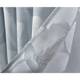 Lily 70 in. x 72 in. Silver Floral Shower Curtain - Super Arbor