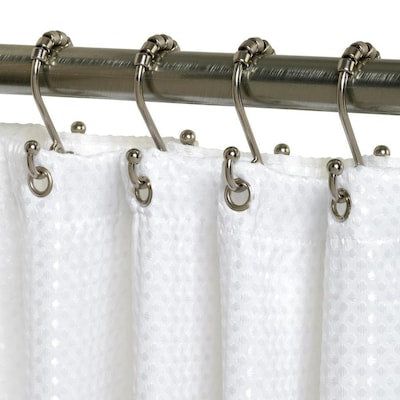 Zenna Home 12-Pack Nickel Double Shower Hooks