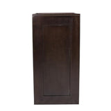 Brookings Plywood Ready to Assemble Shaker 21x36x12 in. 1-Door Wall Kitchen Cabinet in Espresso - Super Arbor