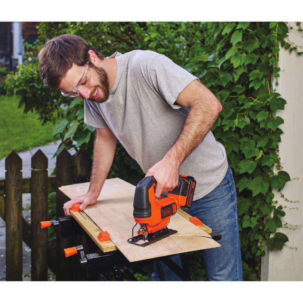 20-Volt MAX Lithium-Ion Cordless Jig Saw (Tool-Only) - Super Arbor
