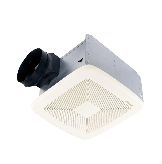 QT Series Quiet 150 CFM Ceiling Bathroom Exhaust Fan, ENERGY STAR