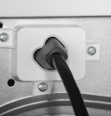 GE 2.4 cu. ft. High-Efficiency Stackable Front-Load Washer with Steam, White, ENERGY STAR (GFW148SSMWW)