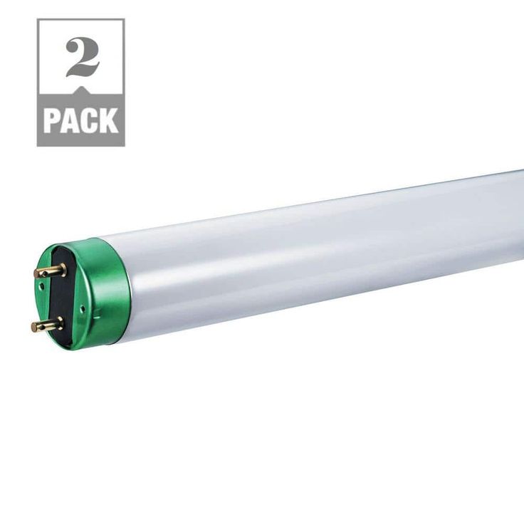 Philips 32-Watt 4 ft. Linear T8 ALTO Fluorescent Tube Light Bulb Daylight (5000K) (2-Pack)