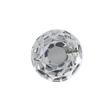 1-3/16 in. (30 mm) Clear, Chrome Contemporary Metal, Crystal and Glass Cabinet Knob - Super Arbor