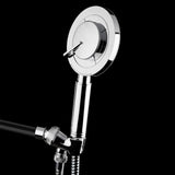 3-Spray 4.75 in. Round Single Wall Mount Fixed Adjustable Handheld Shower Head in Chrome - Super Arbor